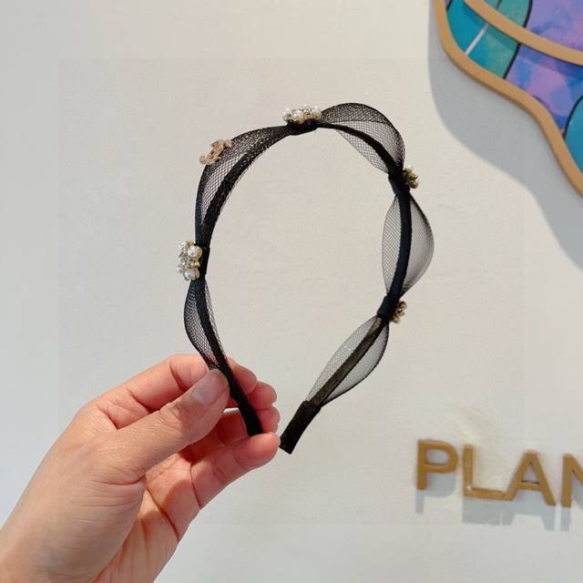 With Packaging Chanel Chanel's Latest Small Chanel Hairband, Retro Headband, A M