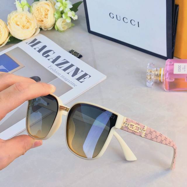Gucc*European And American Style Ins Celebrity-Inspired Sunglasses For Women, Pe