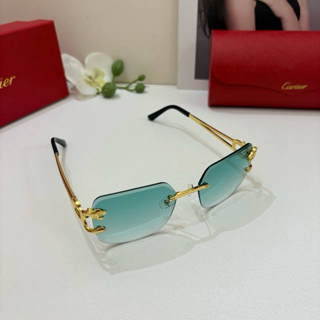 Cartier New Cartier High-End Eyewear Fashionable And Stylish Sunglasses Outdoor