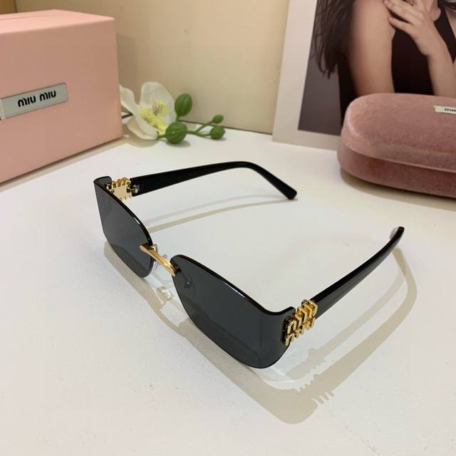 Miu Miu New Korean-Style Sunglasses For Men And Women, High-End Sun Protection S