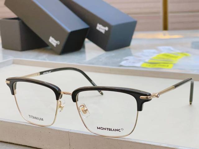 Mont Blanc Mb0243, Business Semi-Rimless Style, Perfect Optical Frame For Daily