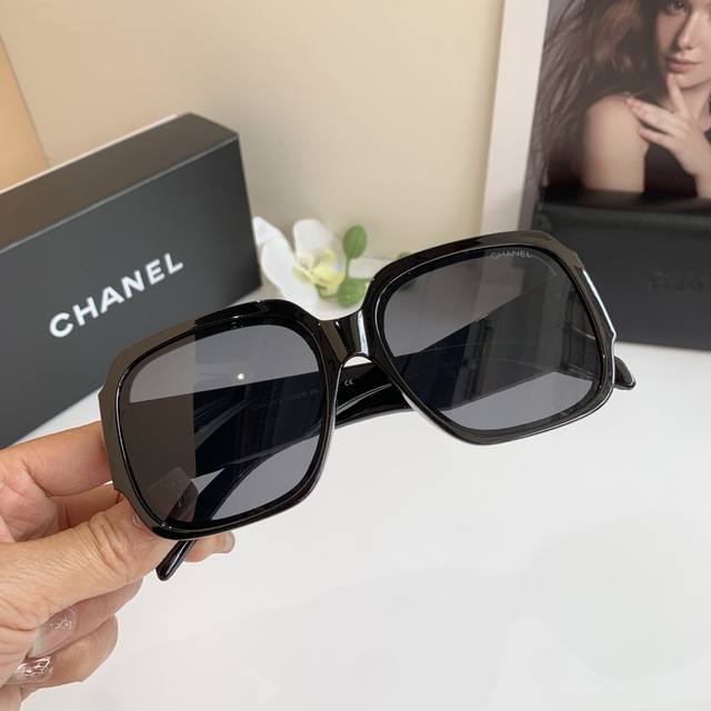 Chanel New Influencer-Style Sunglasses, European And American Fashion Square-Fra