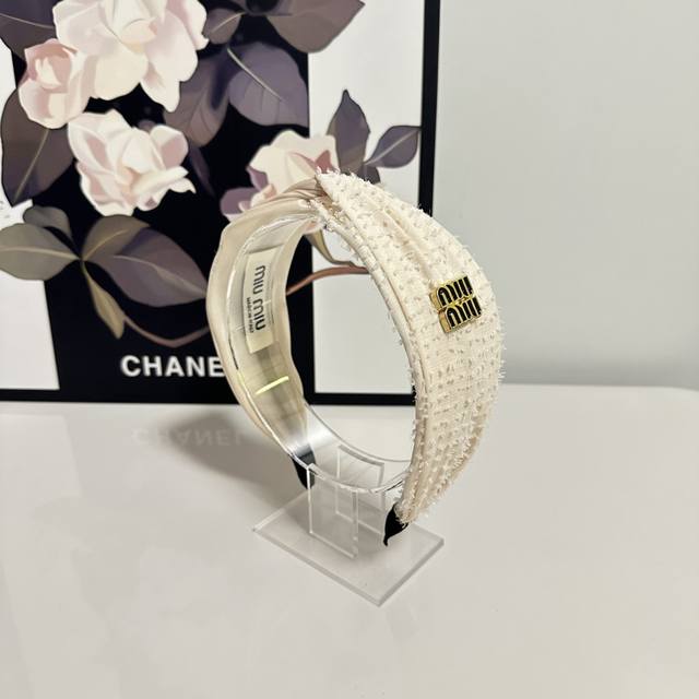 Special Edition With Counter Packaging Miu Miu Latest Hairband Little Fairies, G