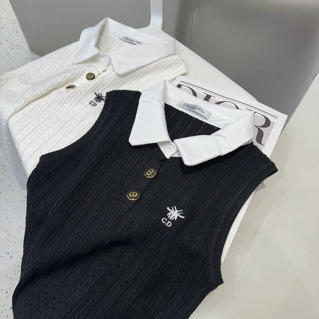 High-End Dior Tank Top, Perfect For Layering Or Wearing Alone. One Size Fits All