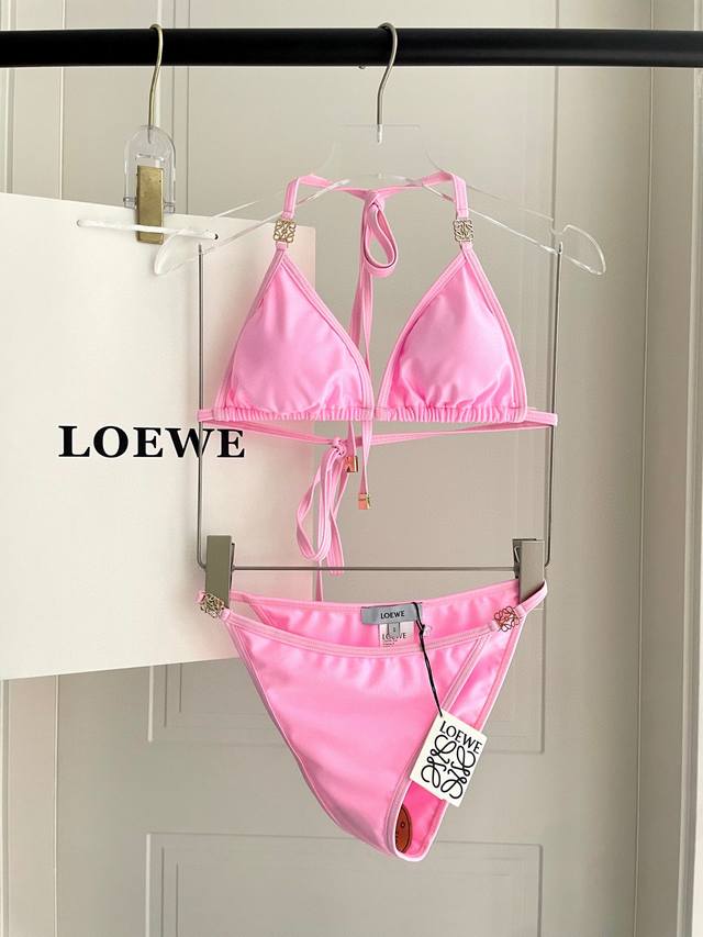 Loewe New Arrival Split-Style Swimsuit With Matching Hardware, Suitable For Vari