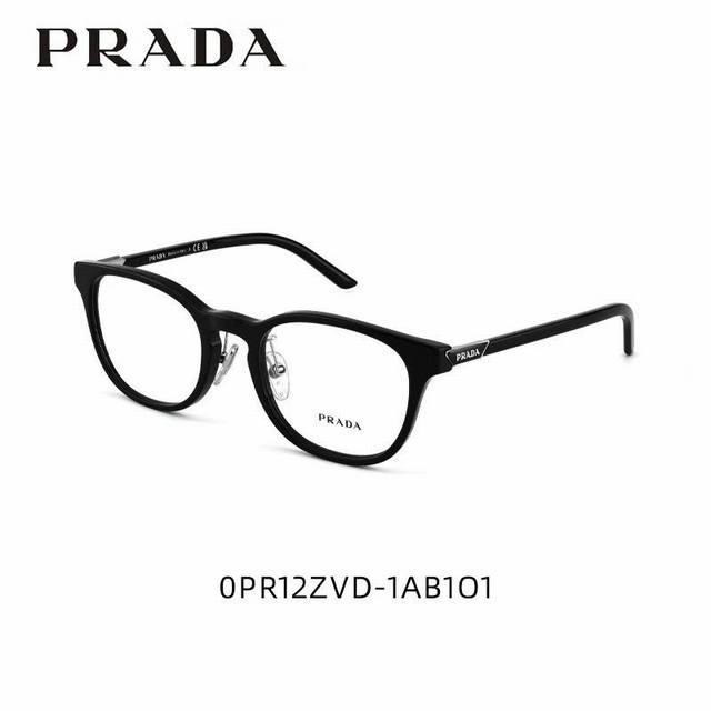 Prada Vpr12Z 51-20-140 Square-Round Frame Eyeglass Frames Natural-Looking Design