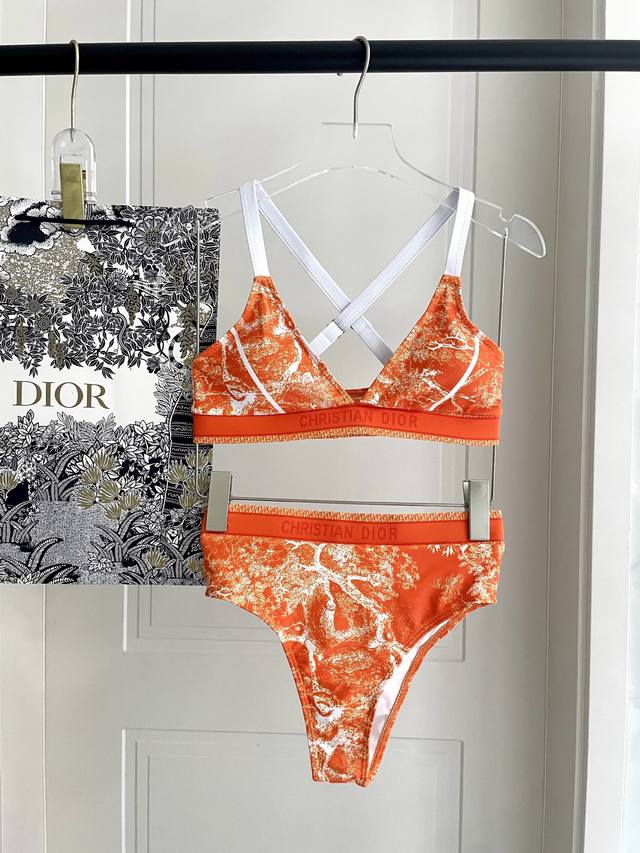Dior One-Piece Swimsuit Suitable For Various Occasions: Beach, Swimming Pool, Ho