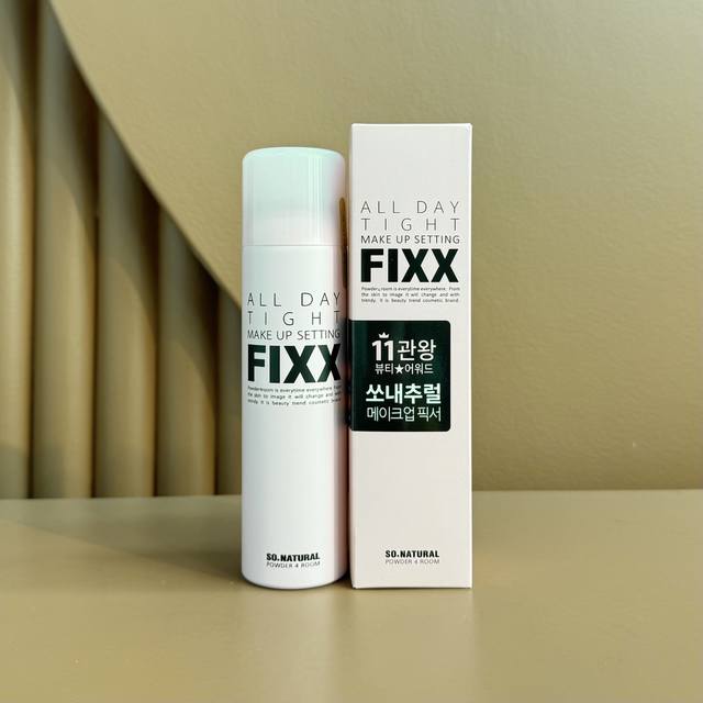 Exclusive Fixx Setting Spray 120Ml! It Doesn't Feel Sticky On The Skin And Forms
