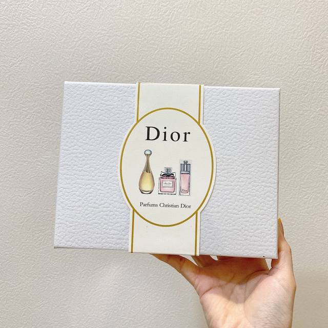 Authentic Quality Dior Perfume Sample 3-Piece Set With Watch, 30Ml X 3 With Spra
