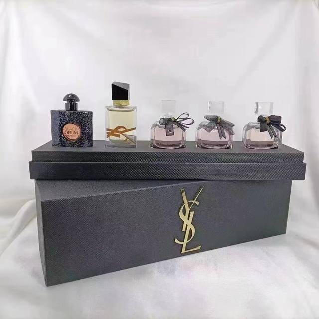 Department Store Quality Ysl Saint Laurent Classic Q-Version Perfume Set Of 5 *7