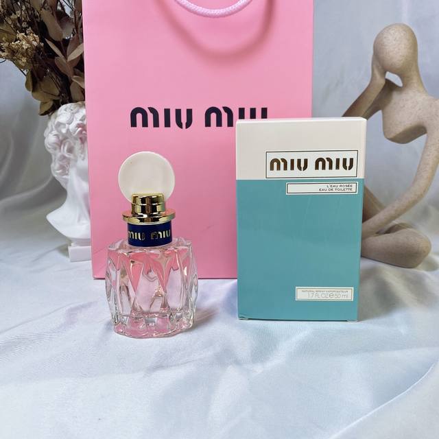 Department Store Quality Miu Miu Miu Miu 2018 Third Generation White Cap Pink Mi