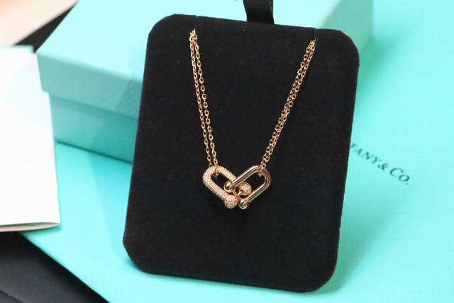 National Day Travel Season Tiffany & Co. Hardwear Series U-Shaped Double Chain R