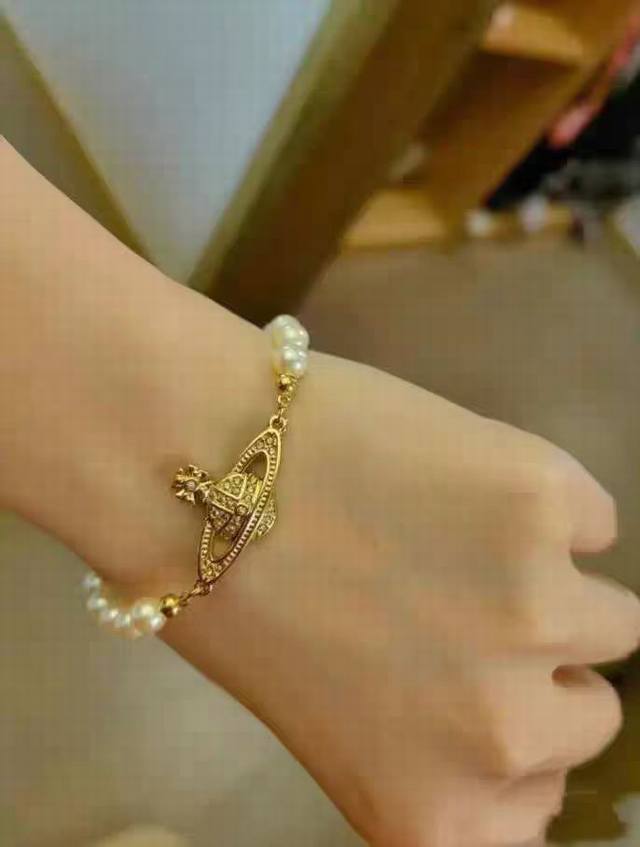 New Arrival Highest Quality Queen Victoria Vivienne Full Diamond Saturn Pearl Ne