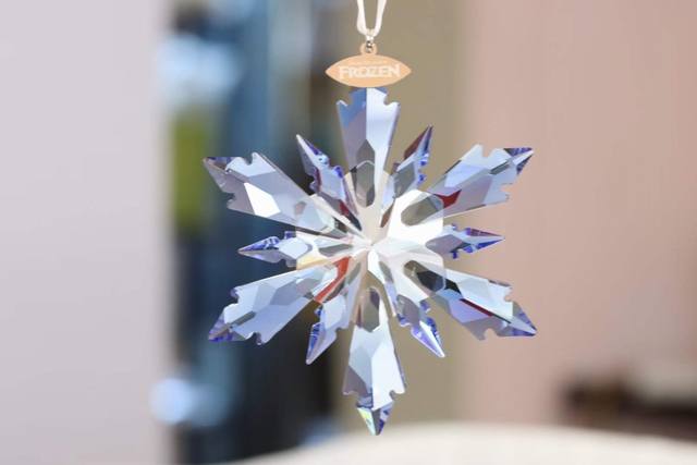 Highest Quality! Compare Now Swarovski Frozen Blue Snowflake Crystal Car Hanging