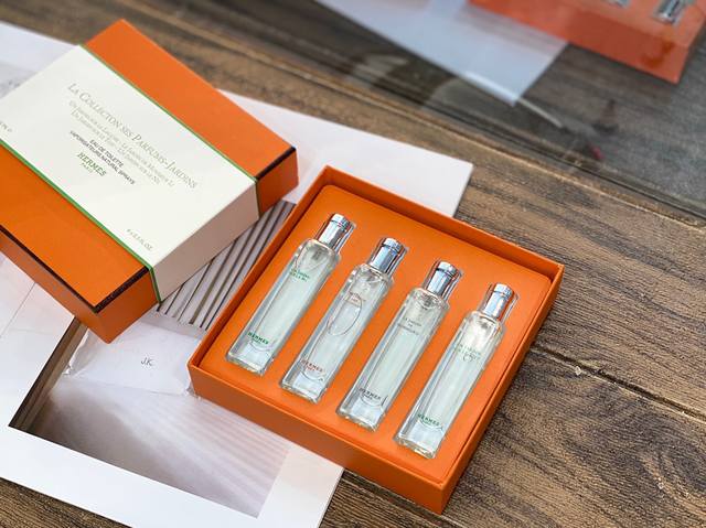 Department Store Quality Hermes Garden Series Perfume Set 15Ml*4 Bottles Set Inc