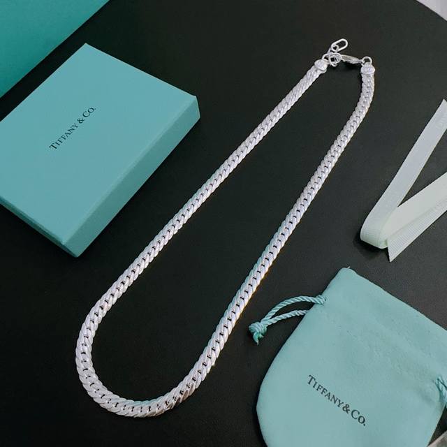 Tiffany Necklace Tiffny&Co. Boutique-Quality Silver Version, Celebrity-Inspired