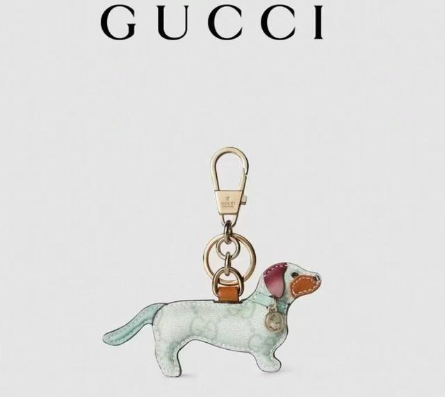 New Gucci Handbag Accessory Keychain, Two Colors With Exquisite Craftsmanship. F