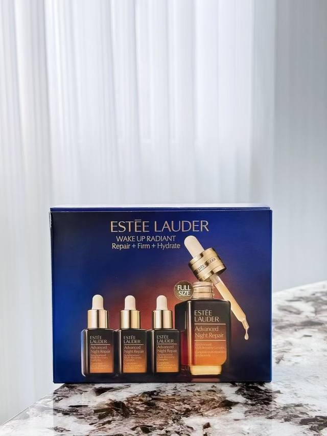 Shipping Ready Est E Lauder Little Brown Bottle Intensive Serum 3+1 Set New Edit