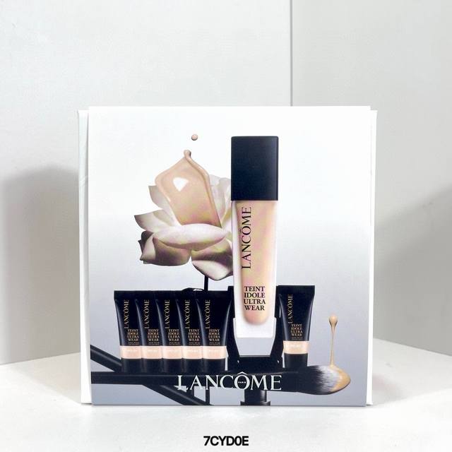 Exclusive Lanc Me Long-Lasting Foundation Liquid 6+1 Set!