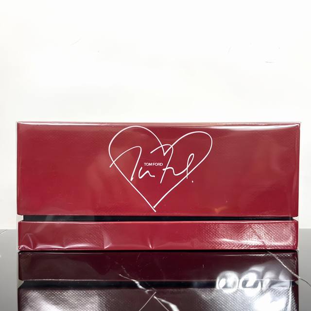 Department Store Quality Tf Perfume Sample Set With Signature, 8-Piece Set, Red