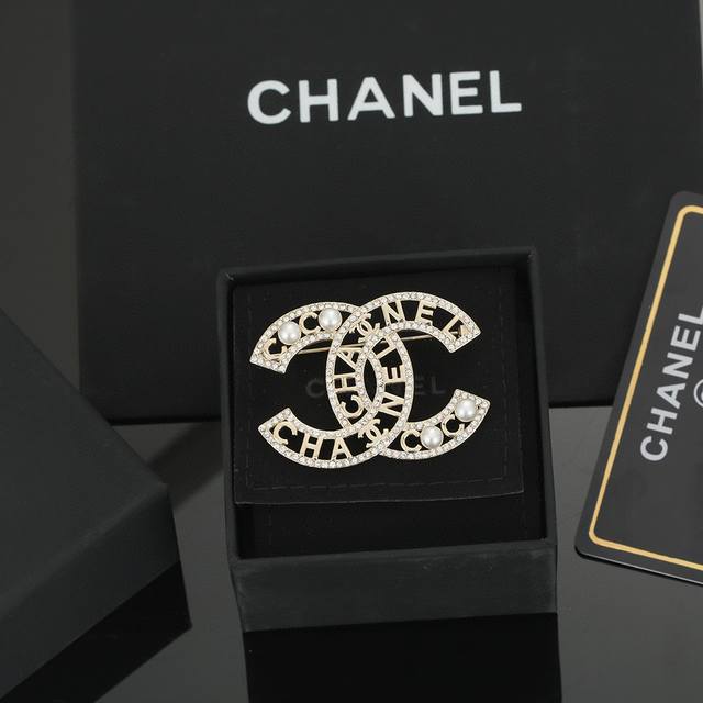 Chanel Ch Nel Latest Pearl Brooch. Indescribably Sophisticated And Eye-Catching.
