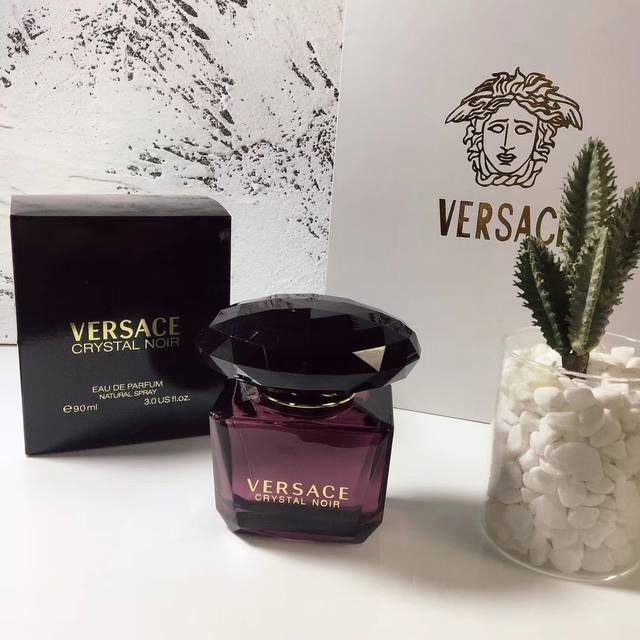Department Store Quality Versace Starry Night Black Diamond Black Crystal Women'