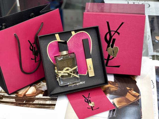 Department Store Quality Saint Laurent Free Star Makeup Set Includes: Free Spiri