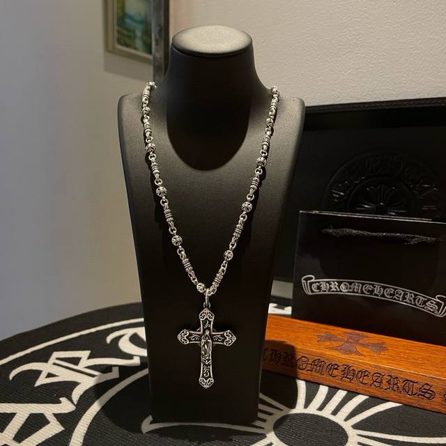 New Arrival, Counter Quality Chrome Hearts Kros Heart Classic Retro Multi-Elemen