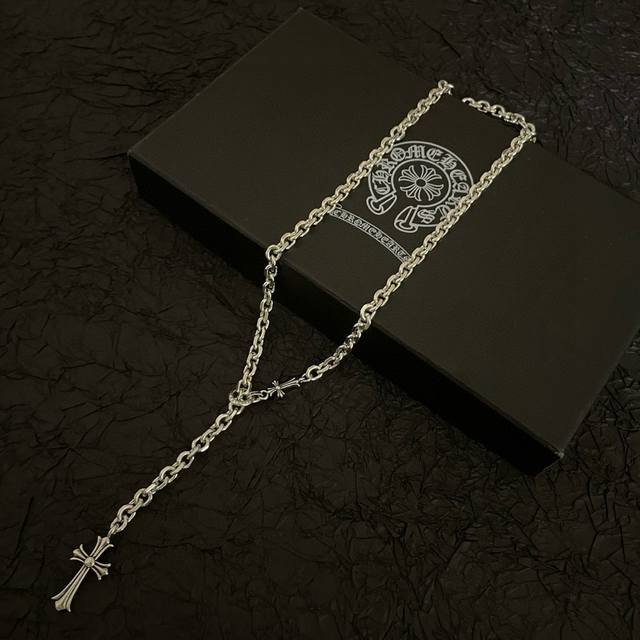 New Arrival, Counter Quality Chrome Hearts Cross Heart Classic Retro Adjustable
