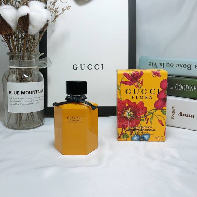 Premium Quality Gucci Flora Gorgeous Gardenia 2018 Limited Edition Yellow Bottle