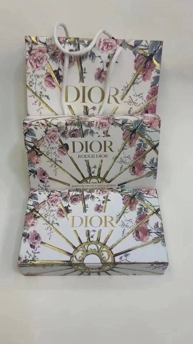 Premium Quality Dior Blue Gold Lipstick Sample Set Of Five Garden Edition 5*1.5G