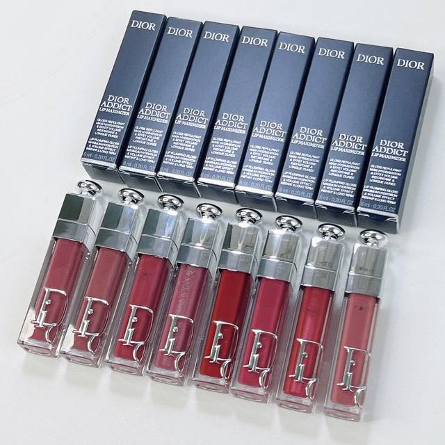 High-End Quality Dior Lip Gloss Shades: 00 4-007-009-0 37-038-039.