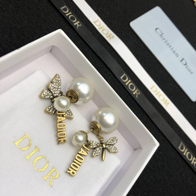 Dior Dior Earrings, Authentic Brass Material, Popular Style Now Available, Uniqu