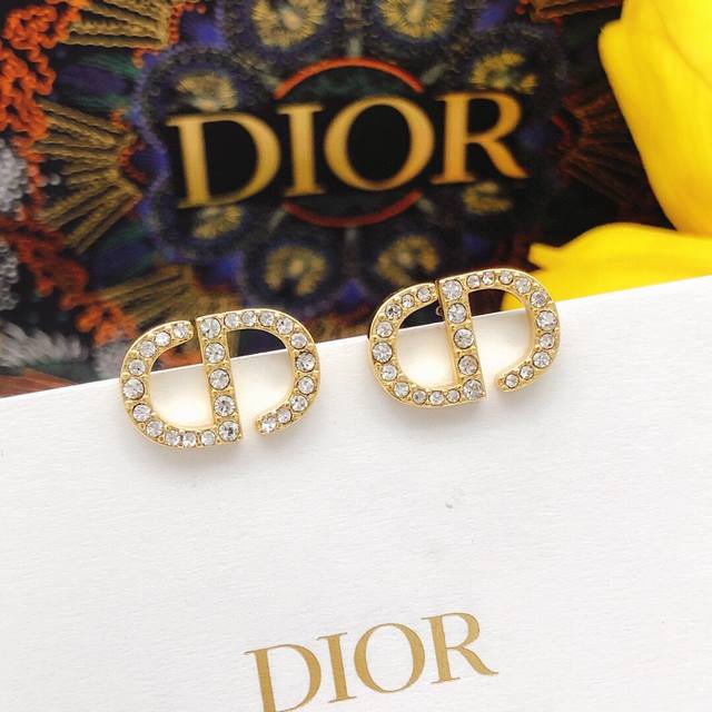 Id Ded0393 Dior Mini Cd Ear Studs