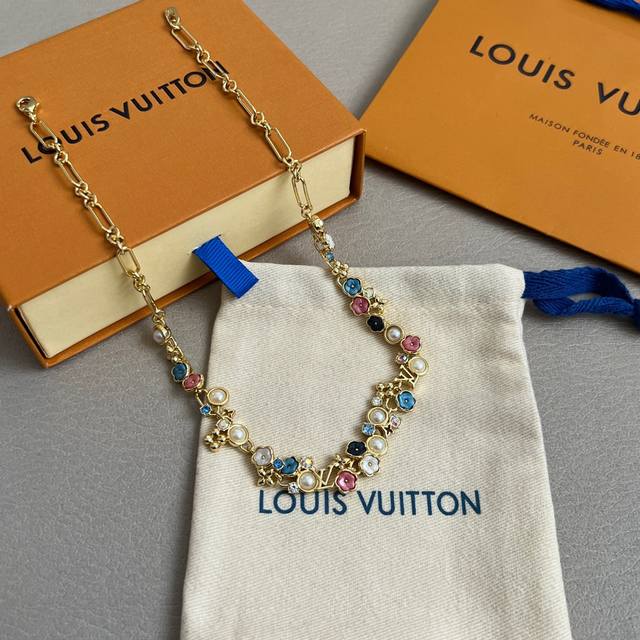 New Arrival Authentic Louis Vuitton Necklace. Made With The Same Materials As Th