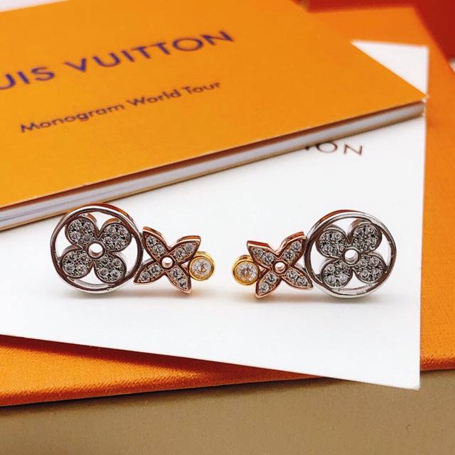 Id Led0140 Lv*Latest Round Stud Earrings, Zp Brass Material