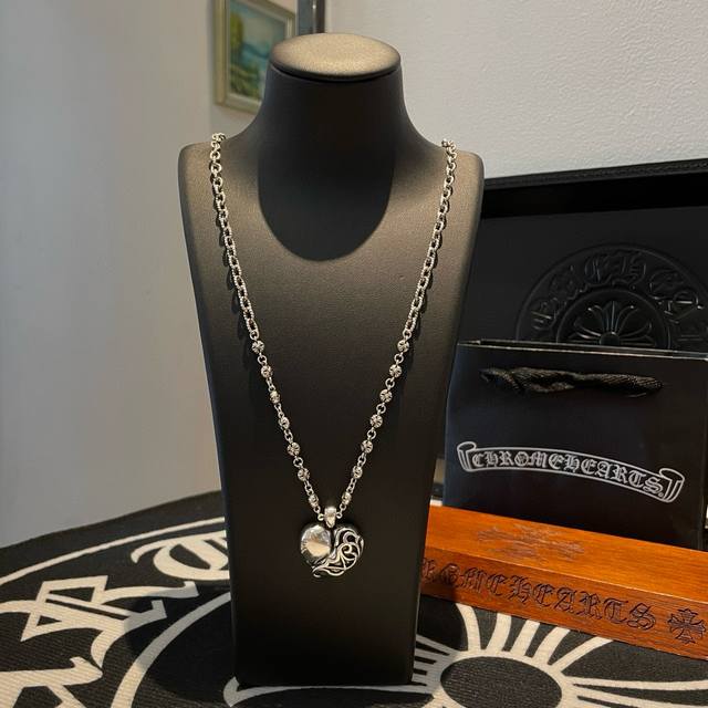 New Arrival, Counter Quality Chrome Hearts Cross Heart Classic Retro Multi-Eleme