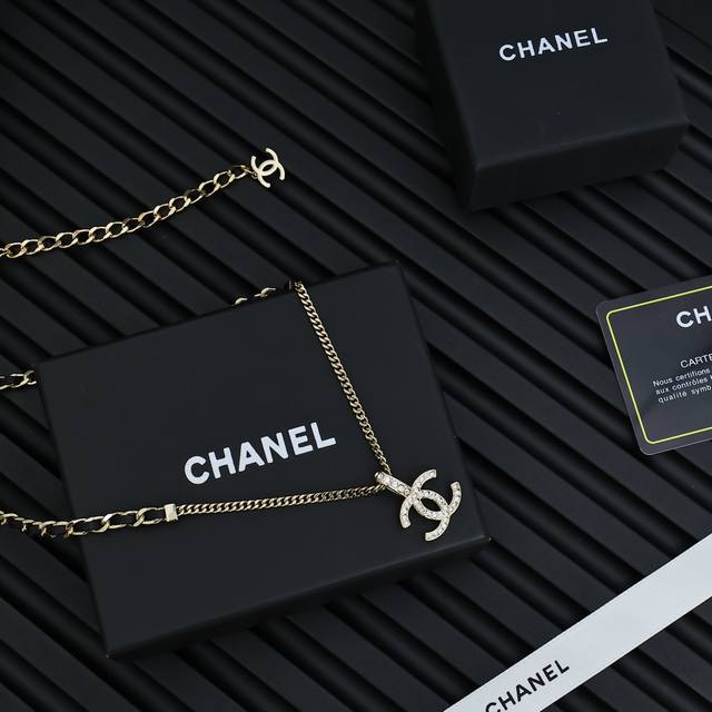 Chanel Stunning Leather Pearl Double-Layer Necklace Inspired By The Classic Chan