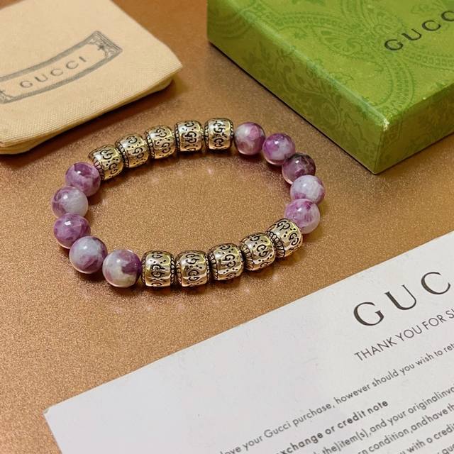New Release: Gucci Bracelet, Luxurious Gucci Bead Bracelet, Grandmother Crystal