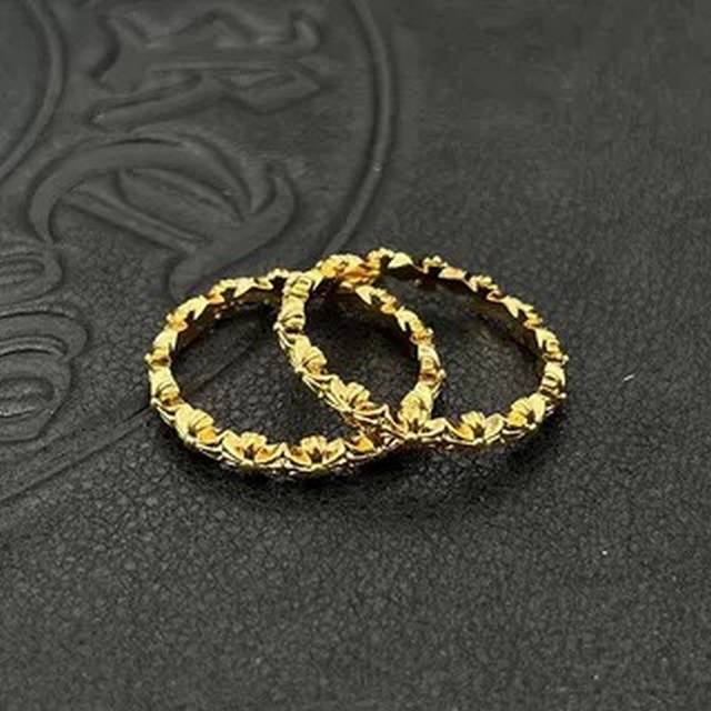 Ch-Style Croatian Full Cross Flower Ring, Long Cross Ring With A Thin Band, Silv