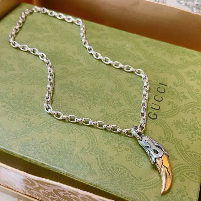Thickened Gucci Necklace Latest Model With Higher-Grade Chain, Celebrity-Style A
