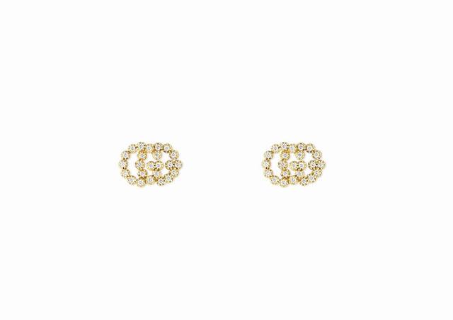 New Arrival: Gucci Gg Running Series 18K Yellow Ear Studs Electroplated Thick Go