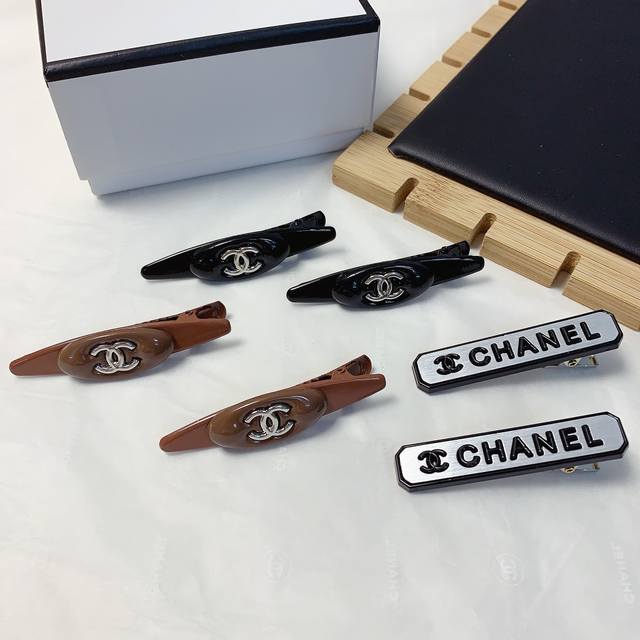 Pair Of Chanel Small Chanel Chanel Hairpins New Logo Edge Hairpins For Bangs, Da