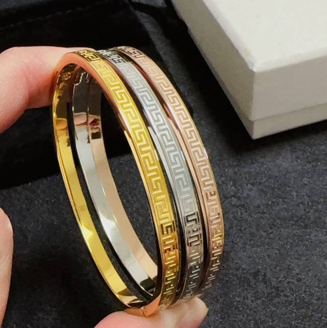 New Givenchy Narrow Engraved Unisex Bracelet, Original Version With Real Photos.