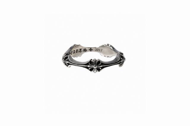 Crown Heart New Cross Bone Ring Band Size: 6-7-8