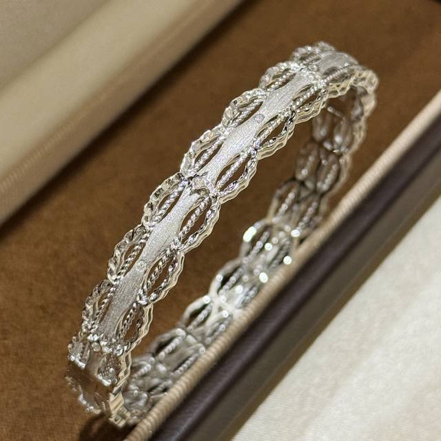 A5865 Independent Designer Vintage Series Lace Edge Braided Brushed Bracelet A M