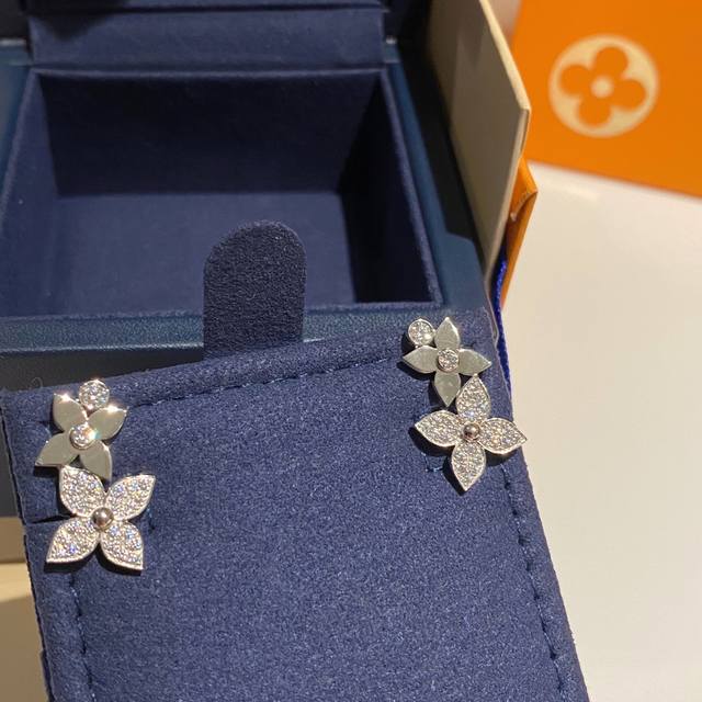 Id Led0045 Silver Id Ljz0012 Silver Ring Lv Latest Vintage-Inspired Star-Shaped
