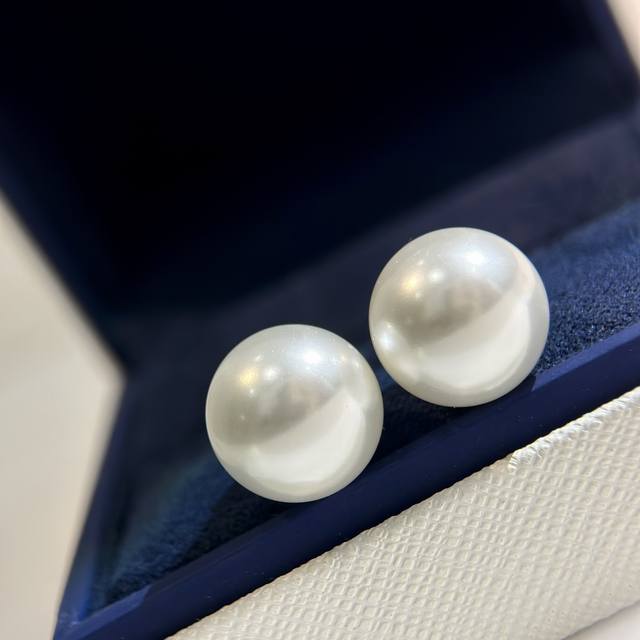 A3102 Stunning Mikimoto Bestseller 12Mm Pearl Stud Earrings, Must-Have For Trend
