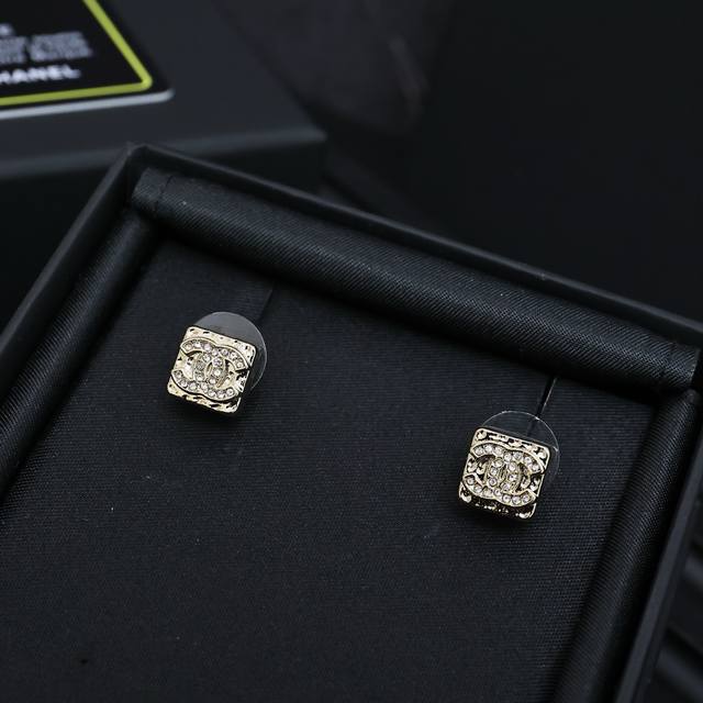 Chanel Mini Sugar Cube Earrings Perfect For Everyday Wear, A Must-Have For Elega
