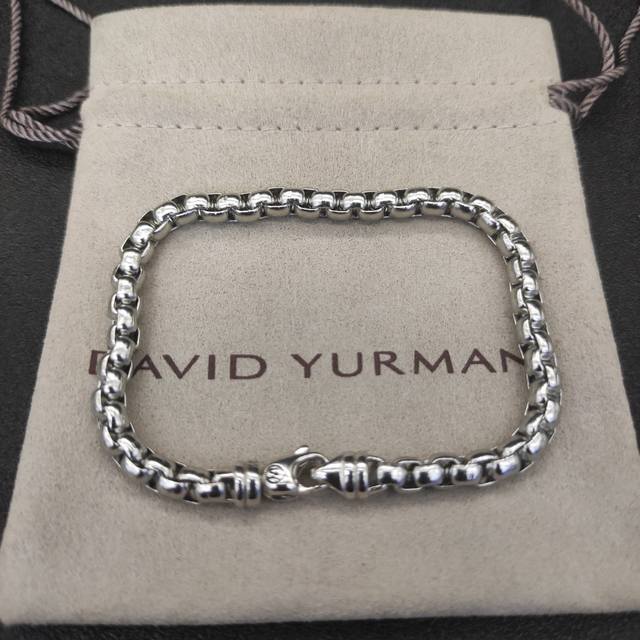 David Yurman 5Mm Box Chain Bracelet, 17Cm, 19Cm, 21Cm, 23Cm. Model Number Dysl-0